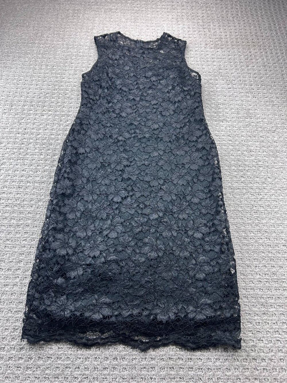 Laced Women's Cocktail Dress Size 14 Black Lined Formal Party Outfit
